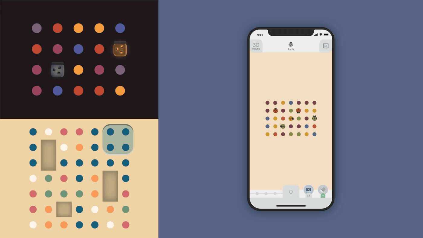 TwoDots level board grid